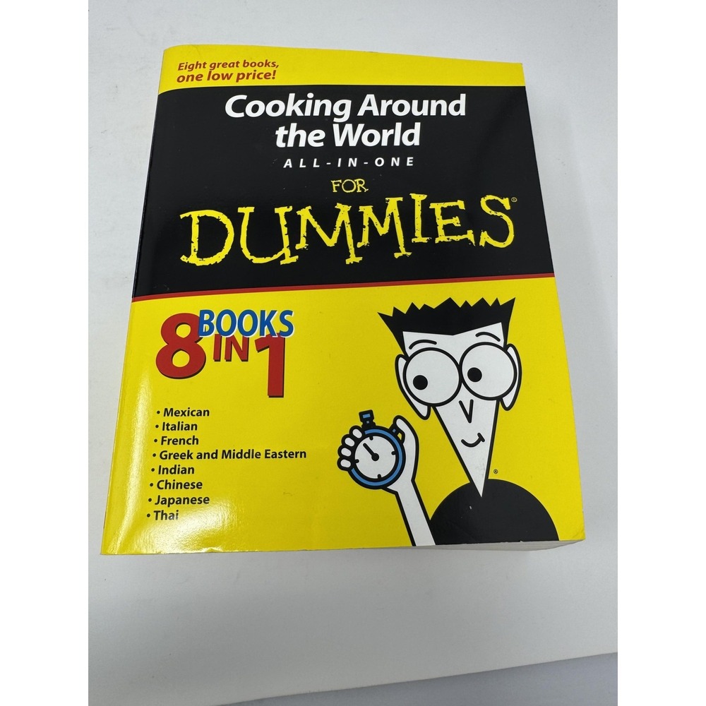 Vintage Cooking Around The World All-In-One For Dummies Qeb Yellow PB 2003
